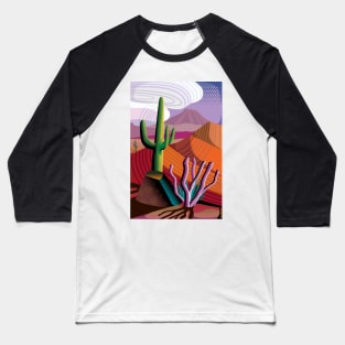 Desert at Gila River Indian Community Baseball T-Shirt